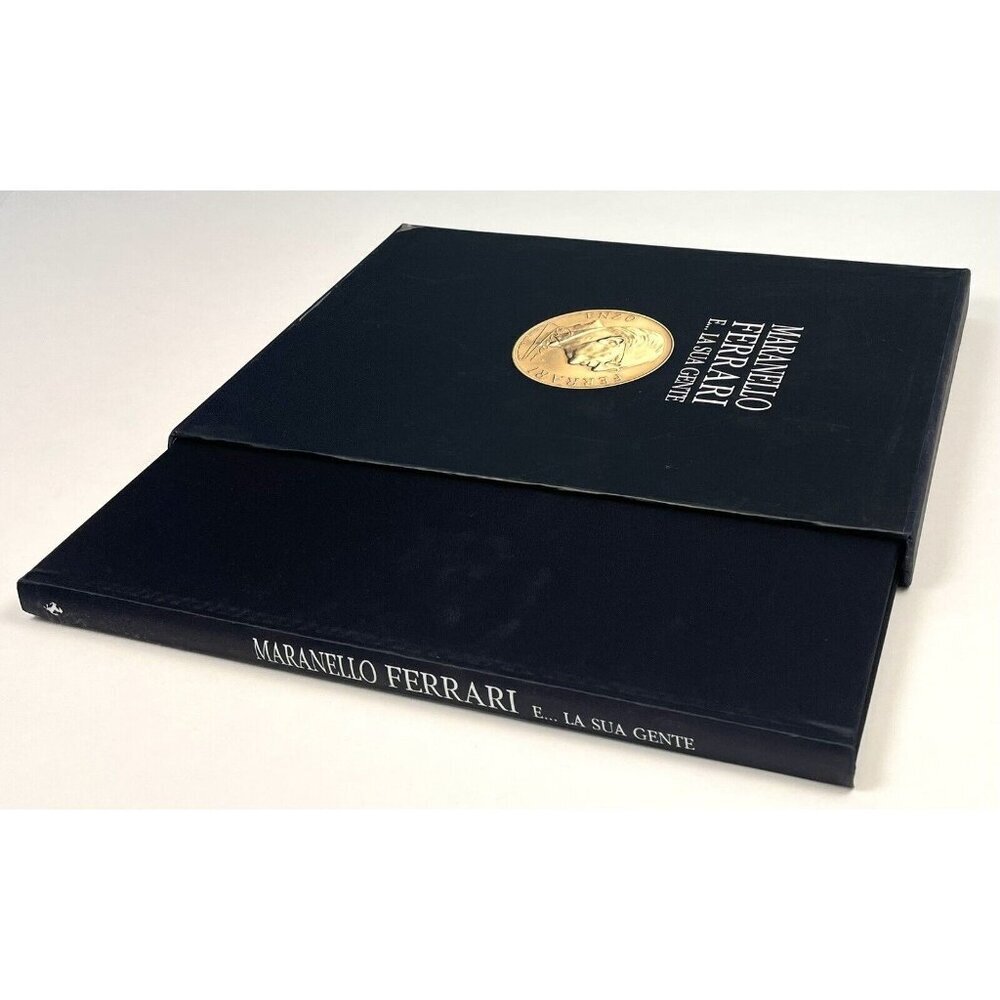 Maranello Ferrari E... La Sua Gente by Gianni Rogliatti Hardcover w/ Slipcover